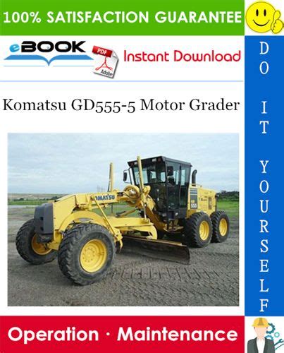 Full Download Komatsu Gd555 Motor Grader Shop Manual 