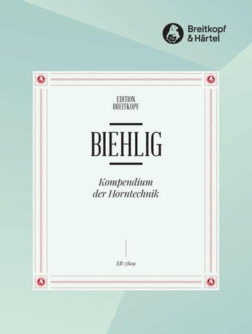 kompendium der horntechnik eb 7809