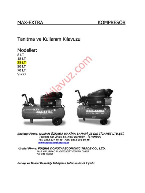 kompresör PDF Scribd. 