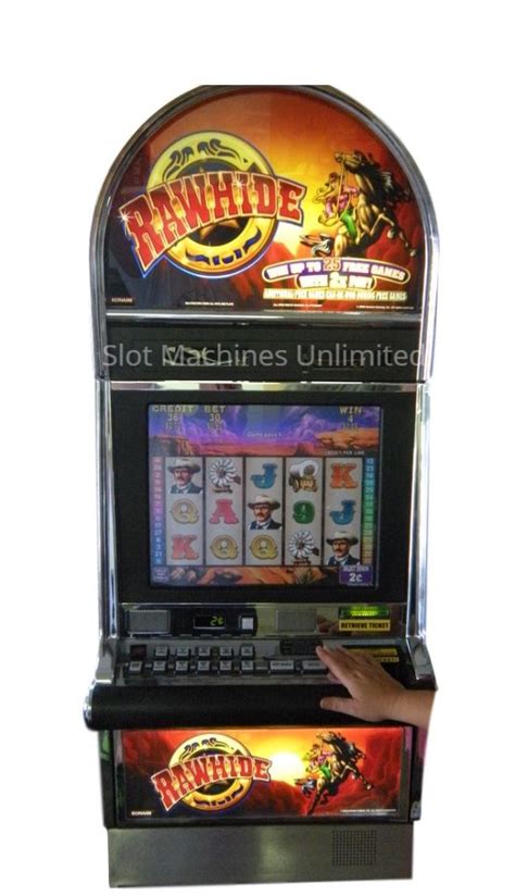 konami rawhide slot machine jhsf