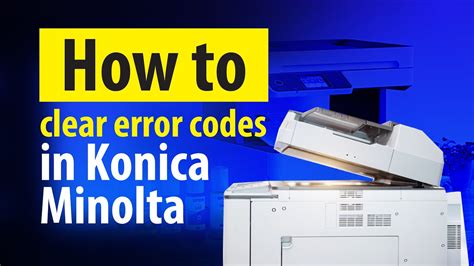 Konica Minolta C350 Error Codes