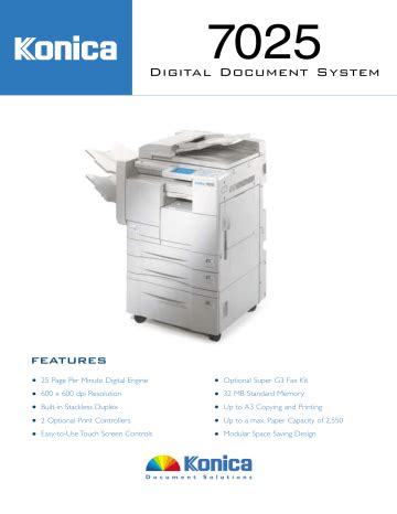 Download Konica 7025 Service Manual File Type Pdf 