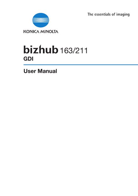 Full Download Konica Minolta Bizhub 211 User Manual 