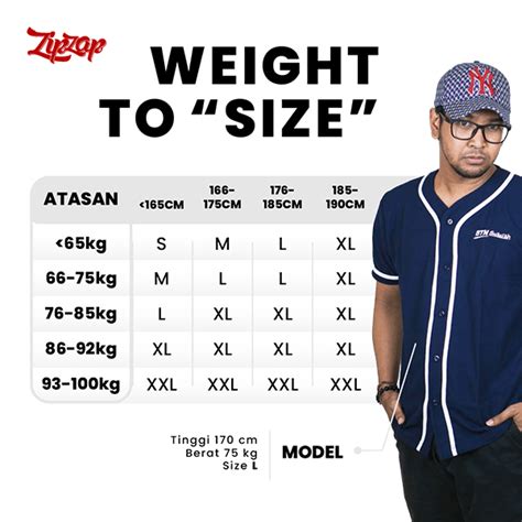 Konveksi Baju Size Chart Zipzap Size Chart Baju - Size Chart Baju