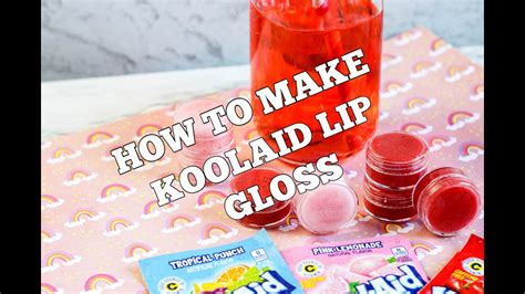 kool aid lip gloss with coconut oil recipe