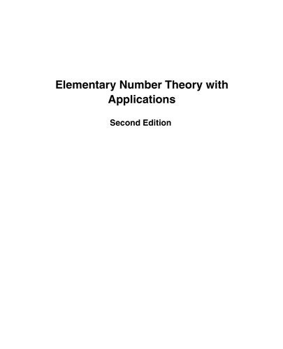 Download Koshy Elementary Number Theory 