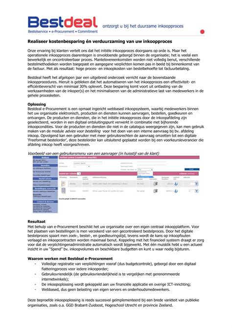 kostenbesparing inkoop