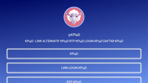 KPI4D LINK: Situs Judi Slot Online Mudah Menang Dengan RTP Tertinggi Hari Ini