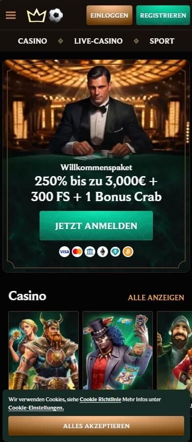 kreditkarte online casino baov