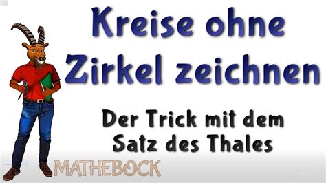 kreis ohne zirkel zeichnen