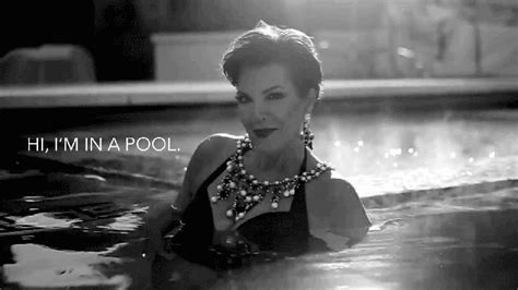 Kris Jenner Pool Photoshoot