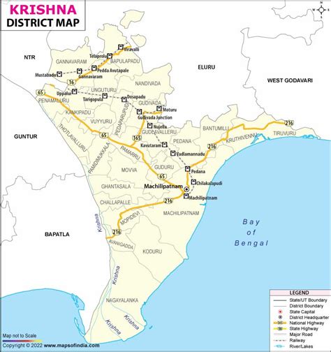 Krishna District Map