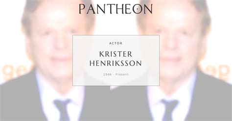 krister henriksson biography 2015