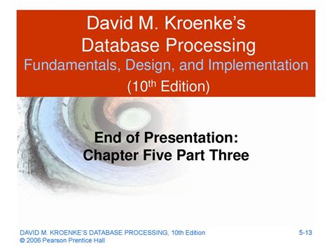 Download Kroenke Database Processing Chapter 5 