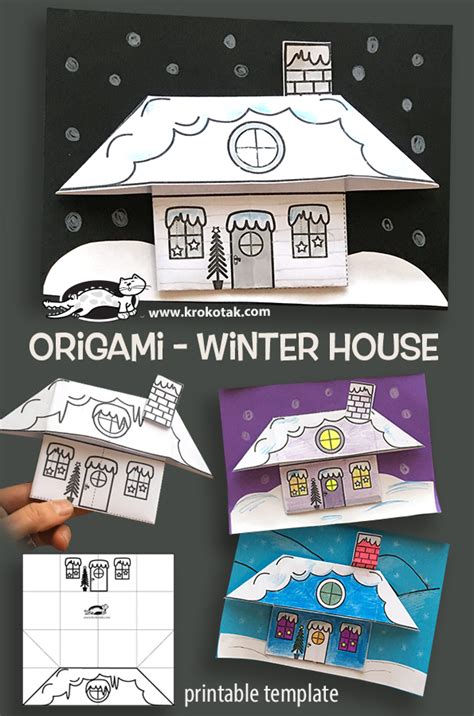 krokotak ORIGAMI-Winter House