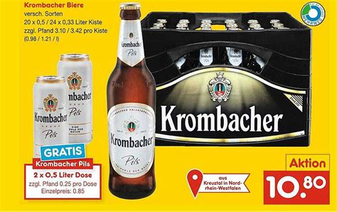 krombacher bier angebot dortmund