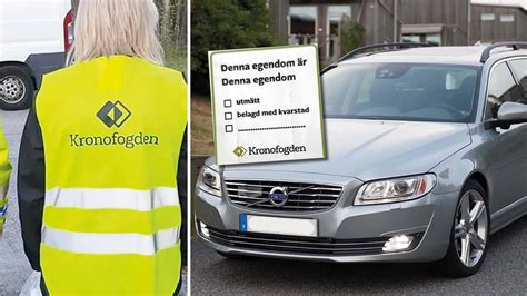 kronofogden utmätning bil