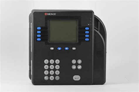 Kronos 4500 Clock Manual