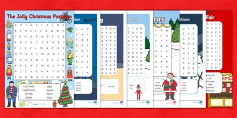 Ks1 Christmas Word Searches Activity Pack Twinkl Christmas Word Search Ks1 - Christmas Word Search Ks1