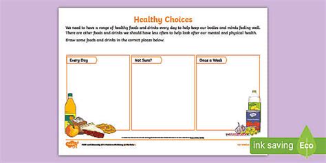 Ks1 Healthy Eating Cupboard Sorting Activity Teacher Made Making Healthy Food Choices Worksheet - Making Healthy Food Choices Worksheet