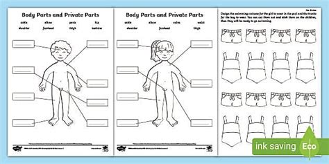 Ks1 Private Body Parts Activity Rshe Resources Twinkl Label Body Parts Ks1 - Label Body Parts Ks1