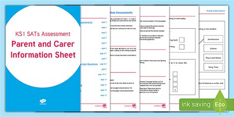 ks1 sats recording sheet