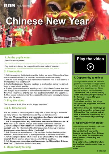 Ks2 Assembly Chinese New Year Teaching Resources Chinese New Year Ks2 - Chinese New Year Ks2
