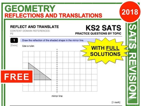 Ks2 Maths Reflections Translations Teaching Resources Reflections And Translations Worksheet - Reflections And Translations Worksheet