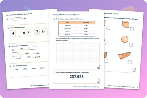 Ks2 Maths Sats Practice Papers Levels 3 5 Levels 3 5
