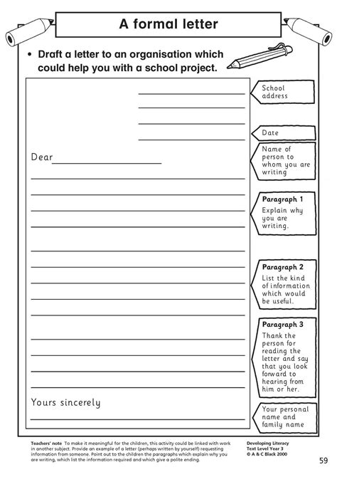 Ks2 Writing How To Write Formal And Informal Formal Letter Writing Ks2 - Formal Letter Writing Ks2