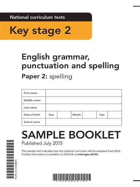 Read Online Ks2 Test Papers English 
