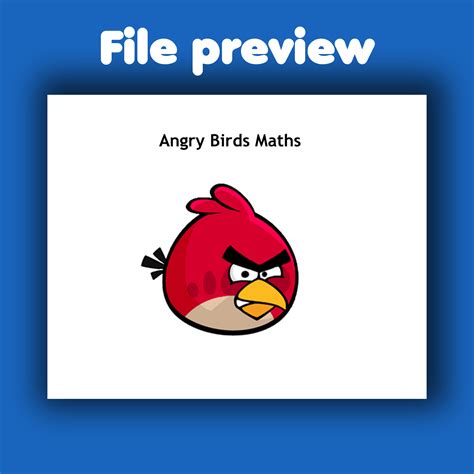 Ks3 Angry Birds Maths Algebra Worksheets Tes Angry Birds Math Worksheet - Angry Birds Math Worksheet