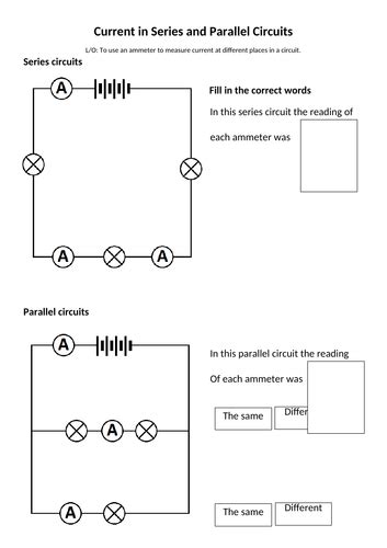 Ks3 Physics Measuring Current And Voltage Tes Calculating Voltage Worksheet Answers - Calculating Voltage Worksheet Answers