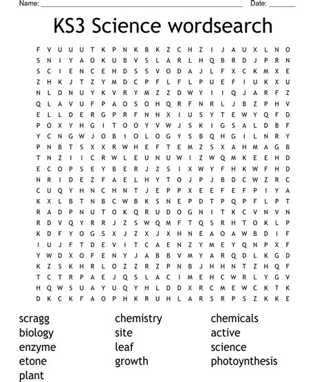 Ks3 Science Word Search   Science Homework Ks3 Help - Ks3 Science Word Search