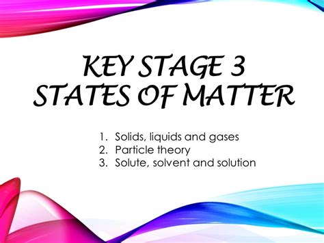 Ks3 Secondary 1 Checkpoint States Of Matter Three States Of Matter Worksheet Answers - Three States Of Matter Worksheet Answers