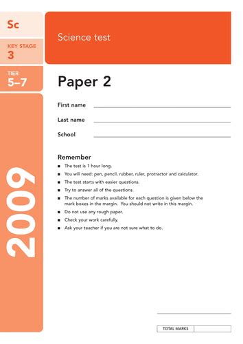 Download Ks3 Science Sats Papers 