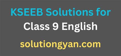 Kseeb Solutions For Class 9 Science