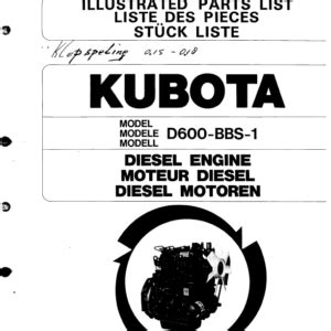 kubota d600 engine manual