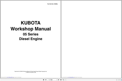 kubota d905 engine manual