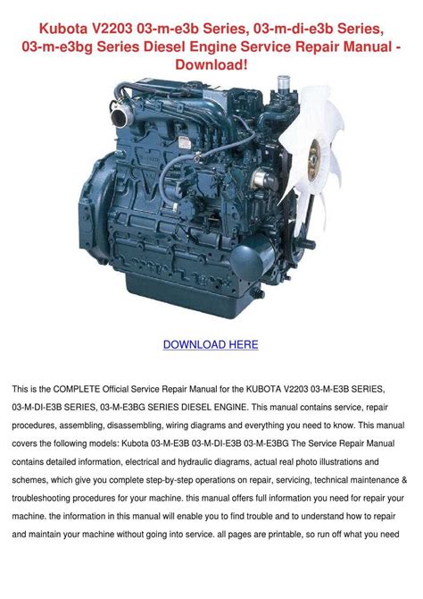 Kubota V2203 Engine Capacities