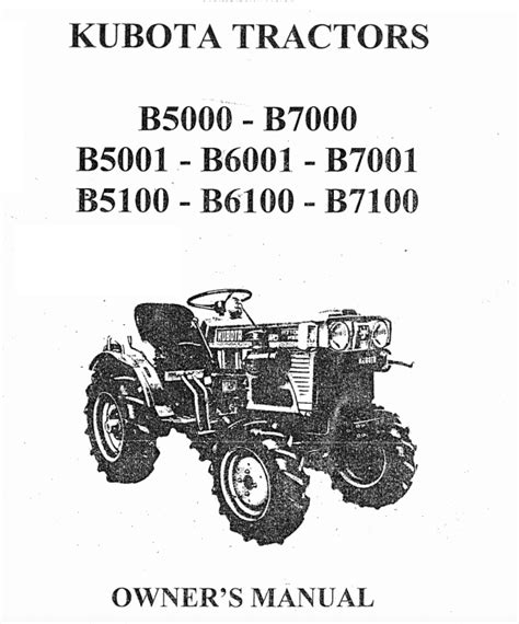 Download Kubota 7001 User Guide 