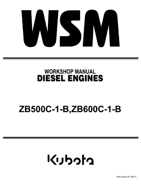 Download Kubota Diesel Engine Parts Manual Zb 400 