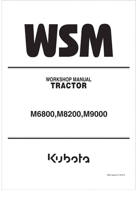 Read Online Kubota M8200 Service Manual File Type Pdf 