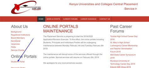 kuccps online application