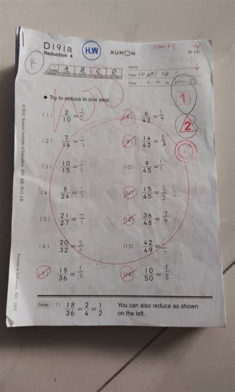 Kumon Answer Book Level B2 Reading