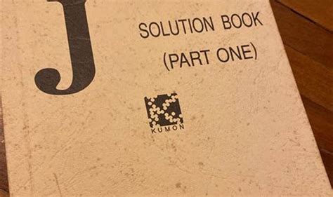 Kumon J Solution Book
