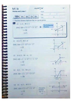 Kumon Math Level M Solution Book