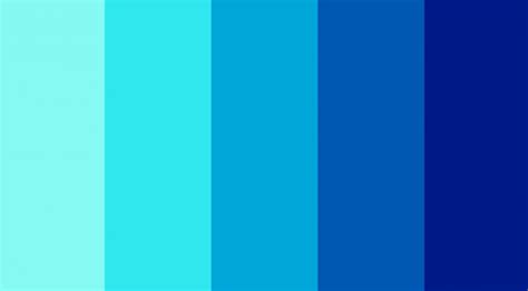 Kumpulan Jenis Jenis Warna Biru Turunan Warna Biru - Turunan Warna Biru