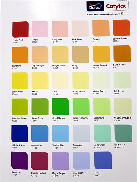 Kumpulan Warna  Katalog Warna Cat Tembok Mowilex Interior Ide Perpaduan - Kumpulan Warna