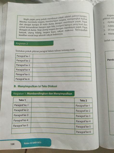 kunci jawaban bahasa indonesia kelas 9 halaman 120